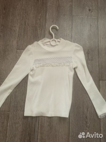 Блузка для девочки школьная 122