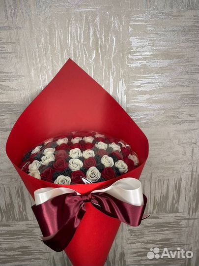 Шоколадные розы микс