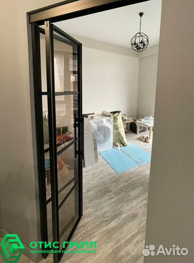 Раздвижные стеклянные перегородки