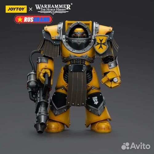 Подвижная фигурка joytoy Warhammer 40000 Imperial Fists Legion Cataphractii Terminator Squad Legion