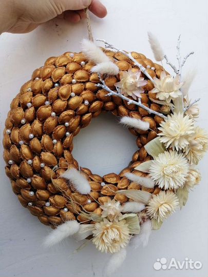 Венок. Эко декор. декор для дома и сада