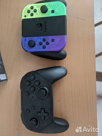 Nintendo switch oled прошитая +256гб и геймпад