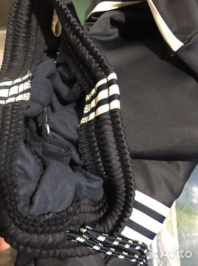 Спортивный костюм adidas эластик 46-56темно син