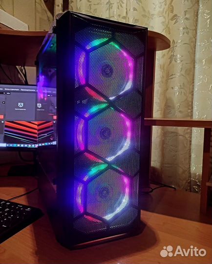 Игровой компьютер rx5700/intel 2666v3/ssd nVme m2