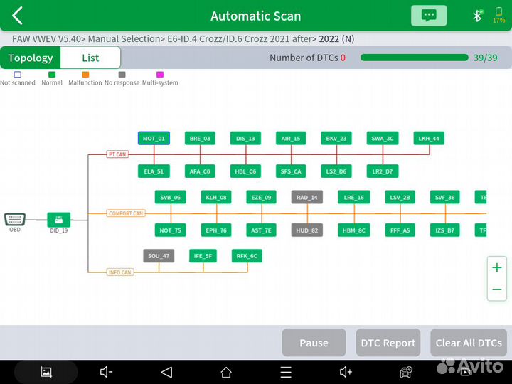 Автосканер xtool next N9EV