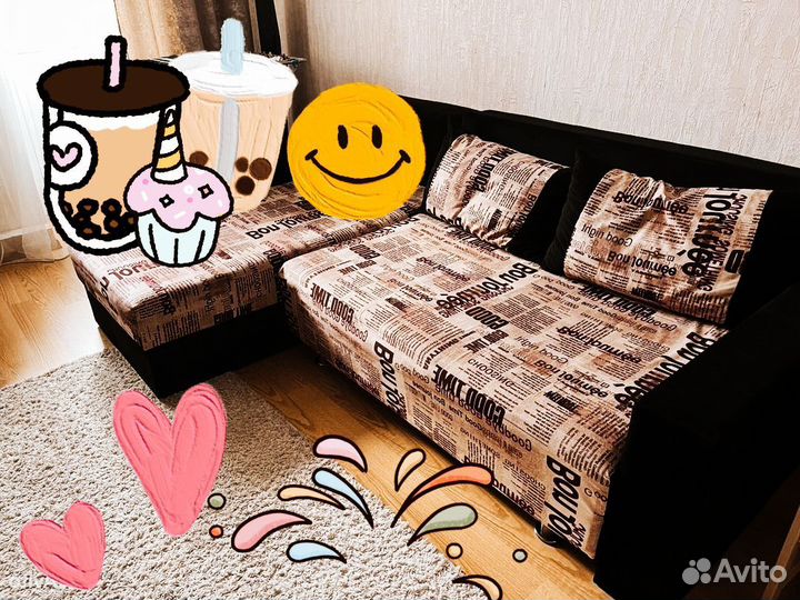 Большой угловой диван раскладной бу