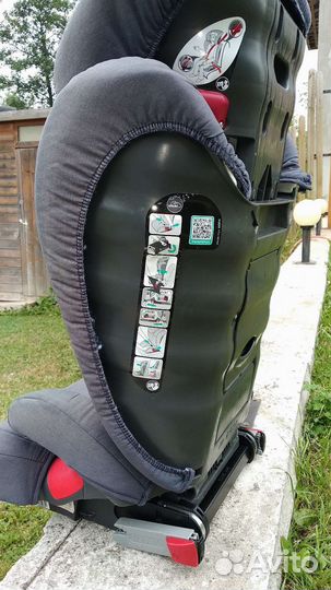 Детское автокресло 9 до 36 кг britax romer isofix