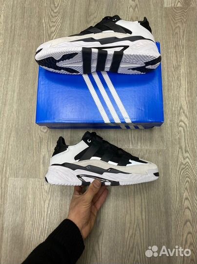 Кроссовки Adidas Niteball Black White (36-45)