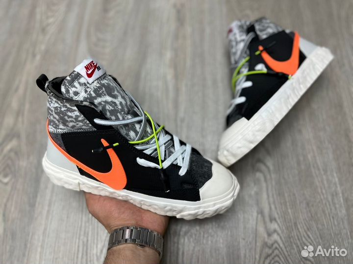 Кроссовки Nike Blazer Mid x Readymade Black Camo