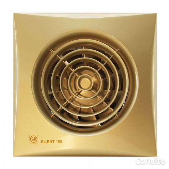 Вентилятор вытяжной Soler Palau silent-100 CZ gold