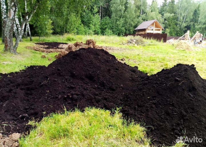 Чернозем / земля плодородная / грунт