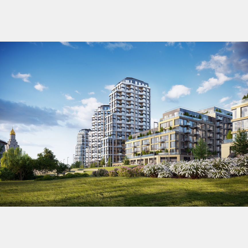 1-к. квартира, 53 м², 4/22 эт.