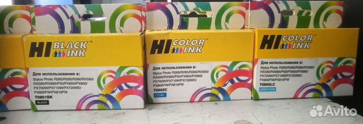 Картриджи струйные CLI-521,T0801,957XL, 953XL, 973