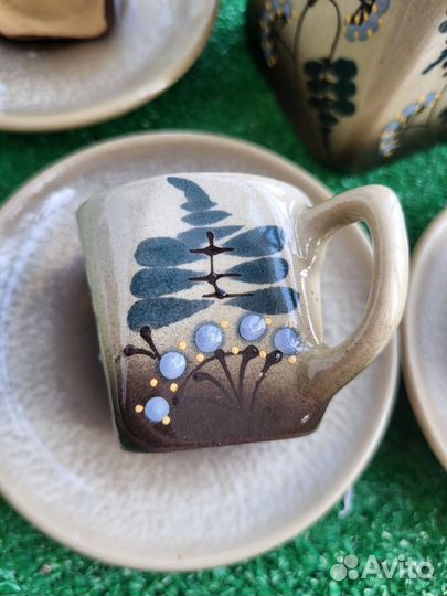 Сервиз кофейный. Ручная работа, коллекционный 6пар