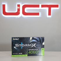 Новая видеокарта palit RTX4060 Ti stormx 8Гб