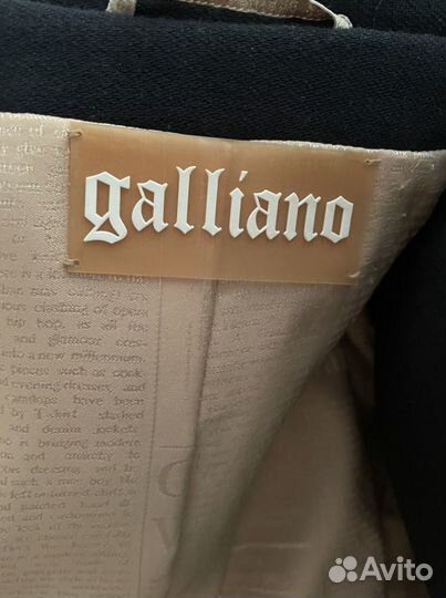 Пальто Galliano оригинал