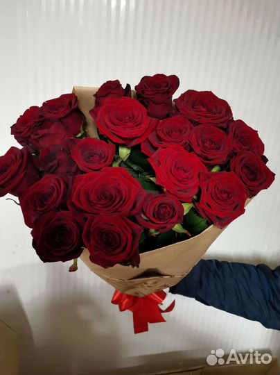 Розы с доставкой, букет роз 101