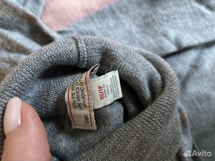 Водолазка женская, gap xs, s шерсть мериноса