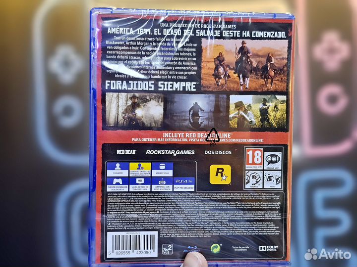 Диск ps4 Red Dead Redemption 2, русская версия