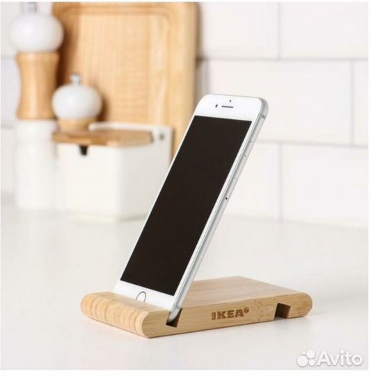 Икеа подставка для телефона/планшета Бамбук Оригин