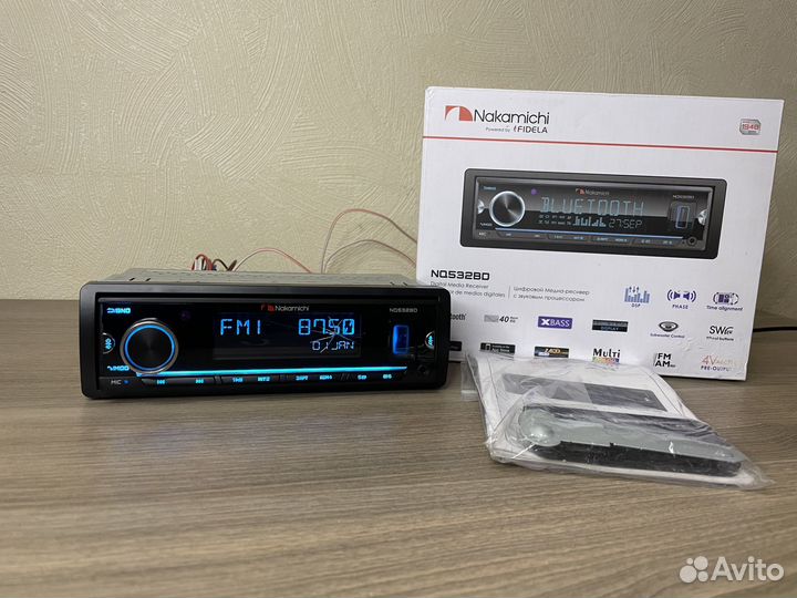 Процессорная магнитола Nakamichi NQ532BD с блютуз