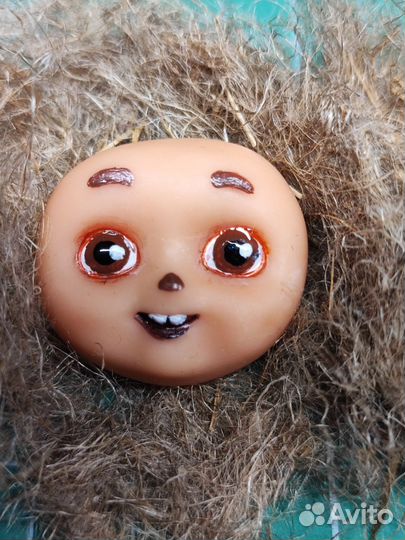 Личико для ватной игрушки Чебурашка