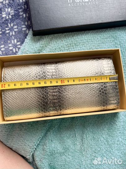 Клатч натуральная кожа fabretti