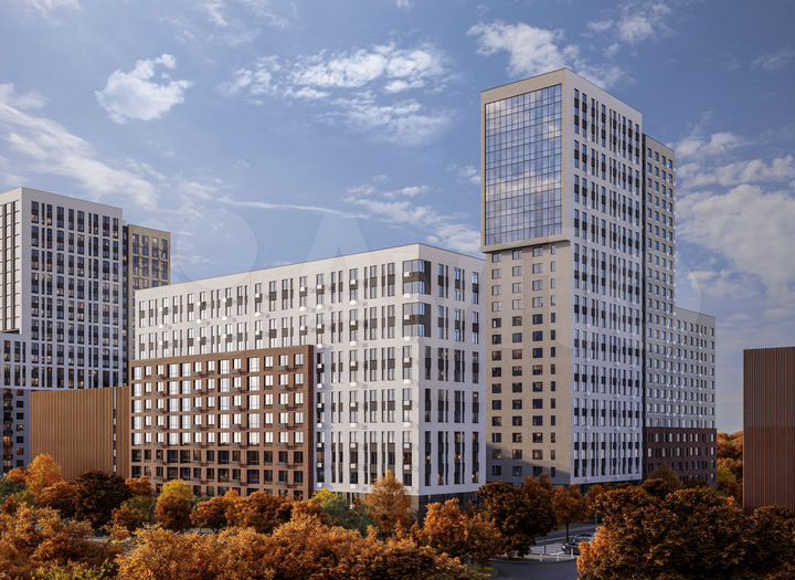 3-к. квартира, 54,3 м², 19/25 эт.