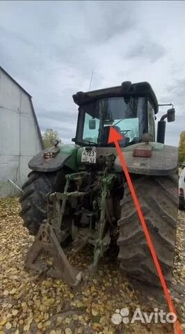 Стекло заднее John Deere 7730