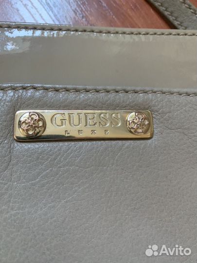 Сумка нат кожа guess luxe оригинал