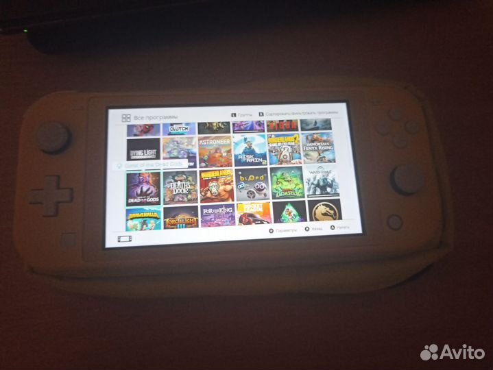 Nintendo switch lite с играми