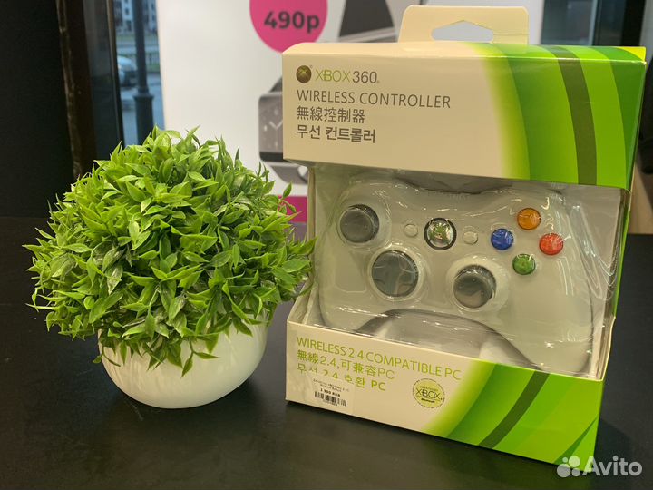 Джойстик xbox 360 беспроводной PC