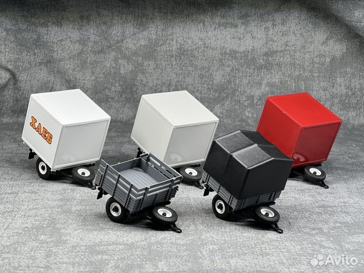 Прицеп будки 1/43 агат