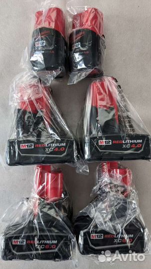 Аккумуляторы Milwaukee M12 M18