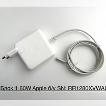 Оригинальный блок MagSafe 1 60W (RR1280xvwal3A)