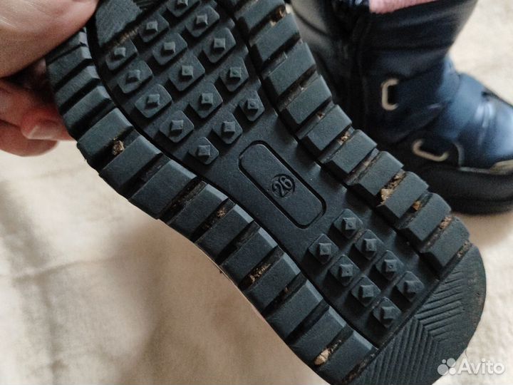 Сапоги зима для девочки 25-26