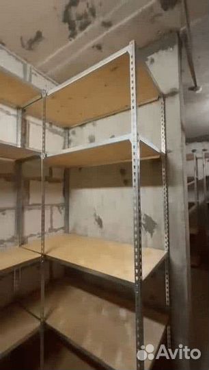 *Продается качественный стеллаж с фанерным настилом**