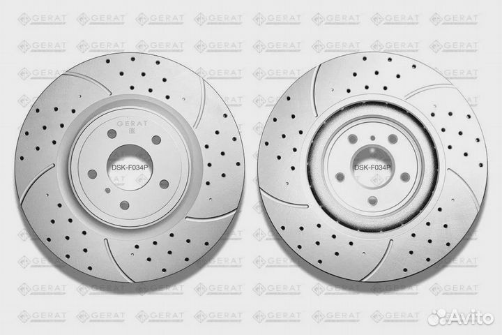 Тормозной диск Gerat DSK-F034P (передний) Platinum