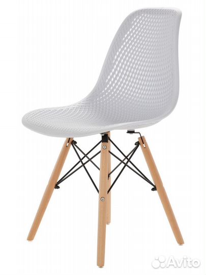 Стул ажурный в стиле eames DSW, белый NEW