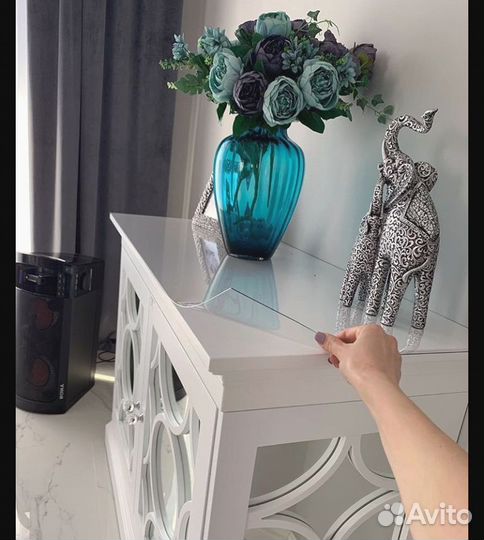 Гибкое/мягкое стекло, силиконовая скатерть