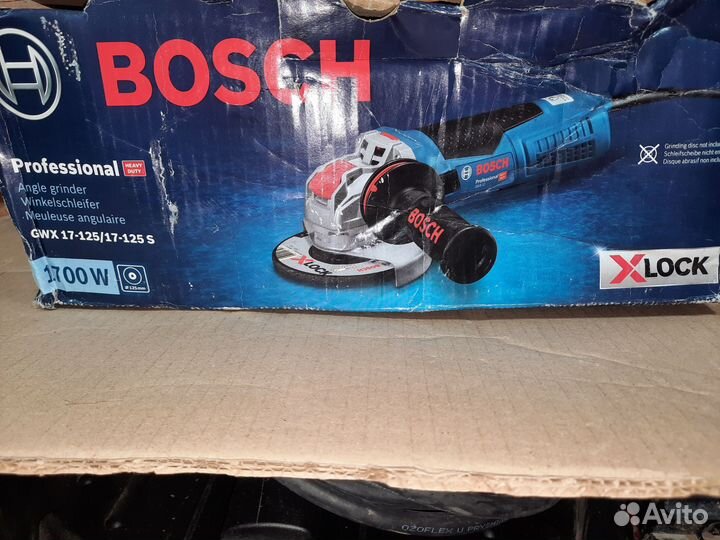 Ушм болгарка Bosch 125 GWX-17-125-S