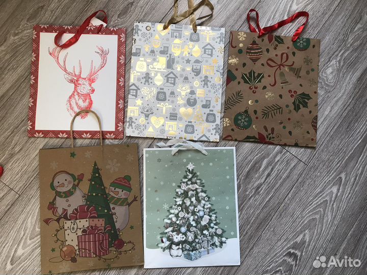 Подарочные пакеты, коробки