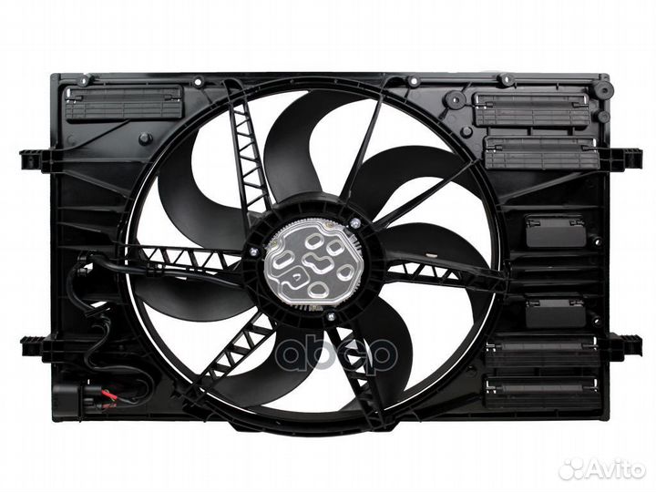 Вентилятор радиатора 400 W, 438 mm (с рамкой) audi