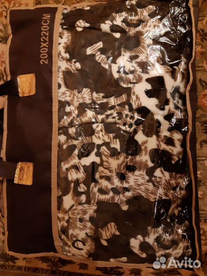 Плед новый 180 на 230