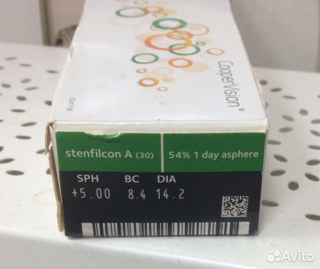 Контактные линзы для глаз одноразовые +5