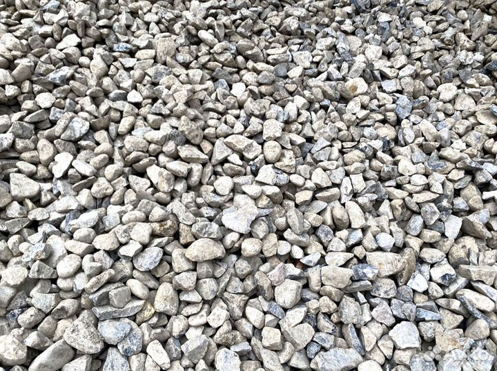 Щебень, Песок