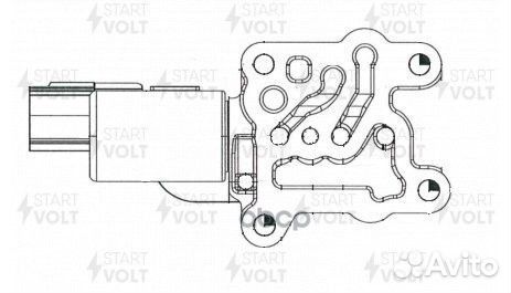 Клапан эл. рег. фаз грм volvo S40 (95) 1.8I/2