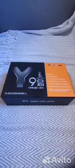LED лампа H4 с линзой
