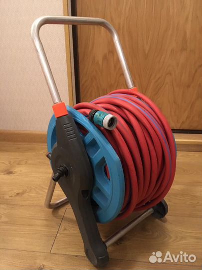 Катушка gardena со шлангом 30м 1.2