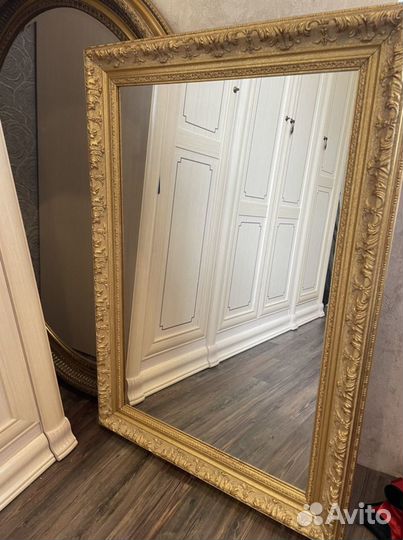 Зеркало в багете большое прямоугольное